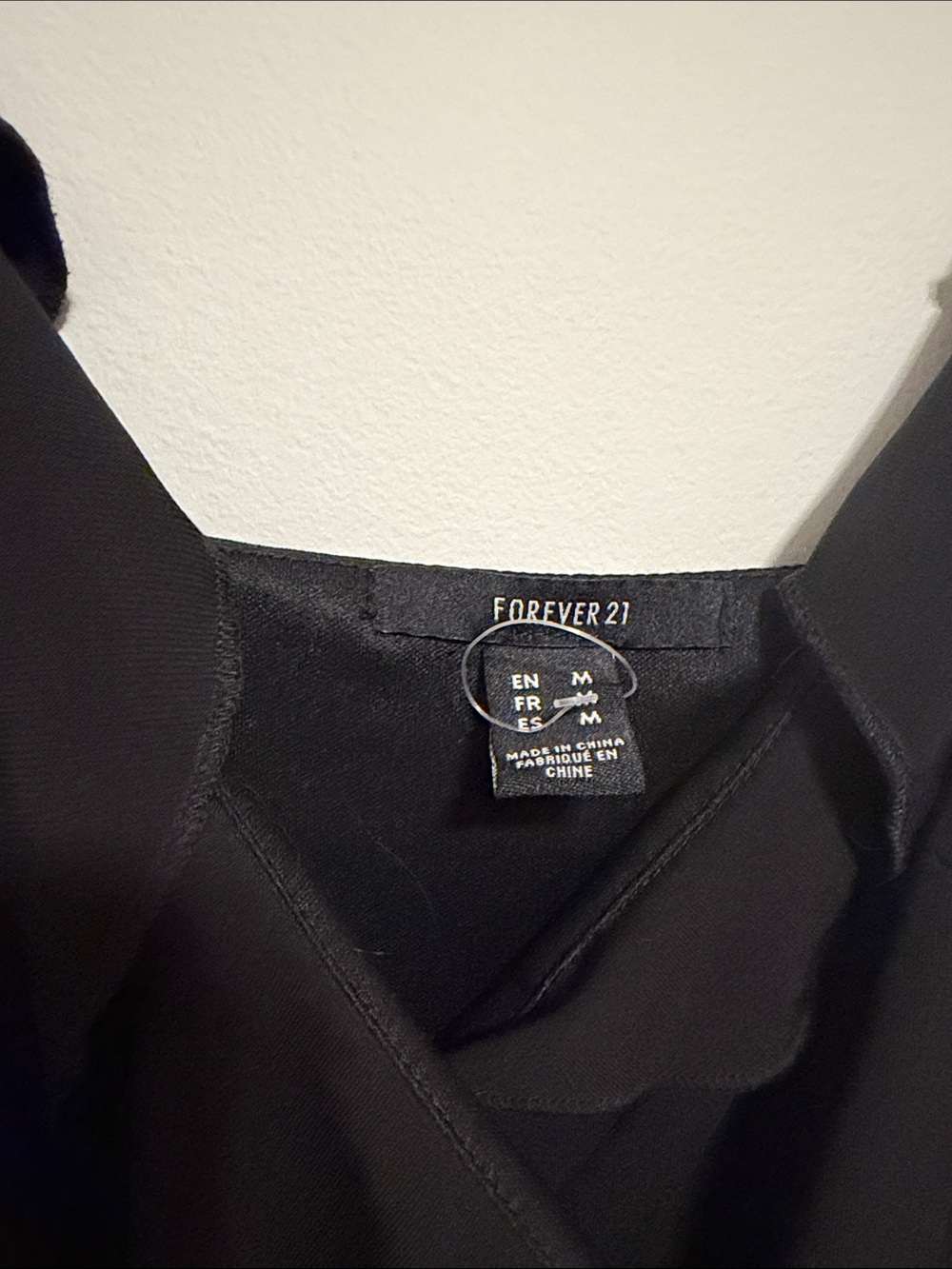 H&M Black Ruffle Wrap-Style Mini Dress - Picture 3 of 3